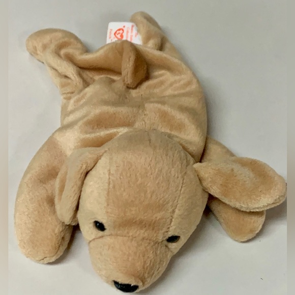 TY BEANIE BABIES Vintage 1998 Fetch the Dog Golden Retriever Stuffed Animal - Picture 4 of 12
